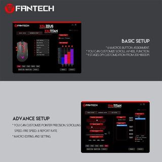 Chuột Gaming có dây Fantech TITAN X4S