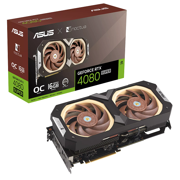 ASUS GeForce RTX™ 4080 SUPER 16GB GDDR6X Noctua OC Edition ( RTX4080S-O16G-NOCTUA ) 4080s