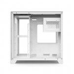 VỎ MÁY TÍNH VITRA CRYSTAL S1 WHITE (RAD360/SEAVIEW), bể cá, trắng , không fan