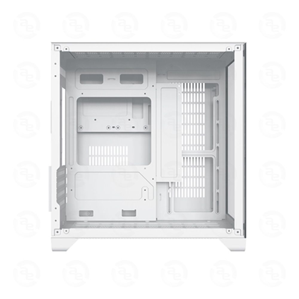 Vỏ cây máy tính Xigmatek Aqua M Arctic, bể cá, trắng , chưa fan