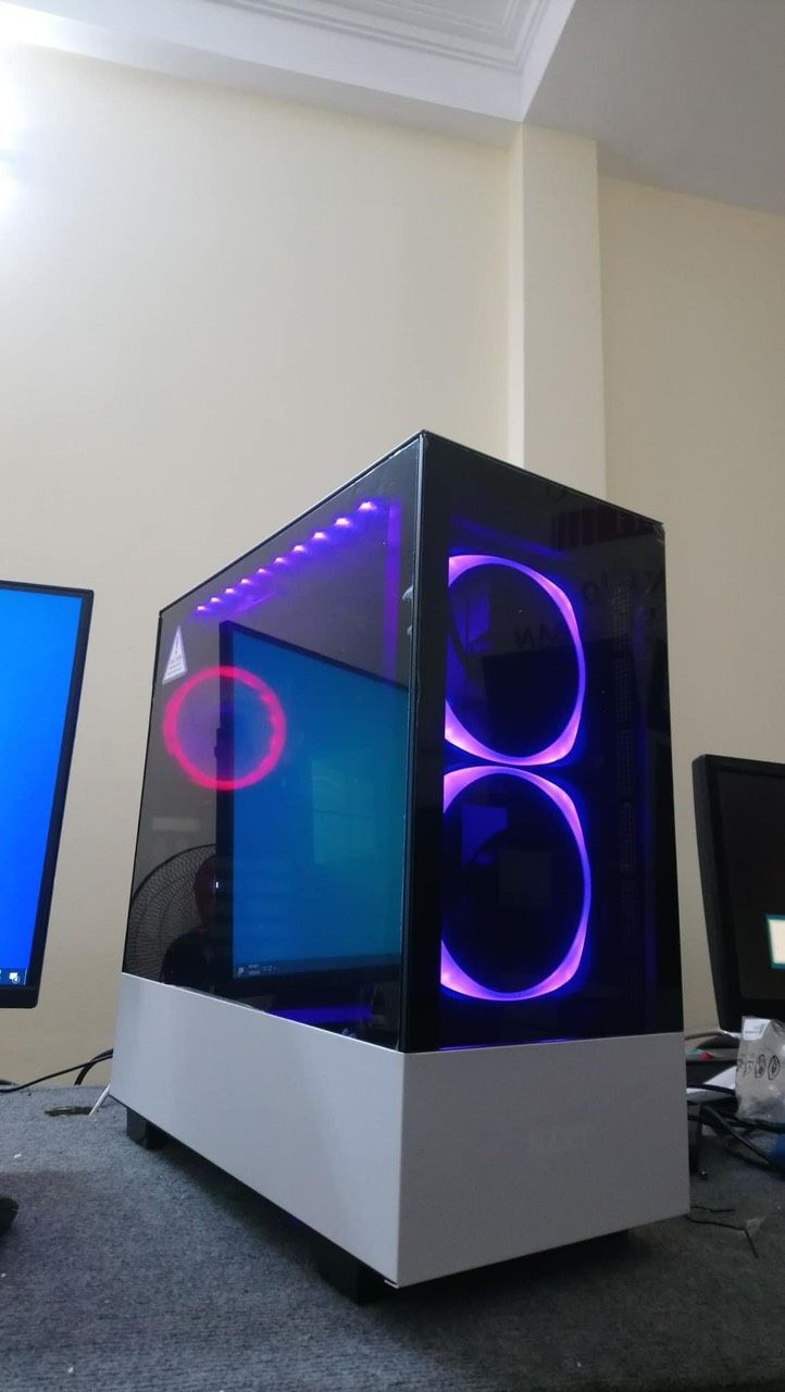 Vỏ Case Gaming Xtech F2 (ATX - Màu Trắng, chưa fan)