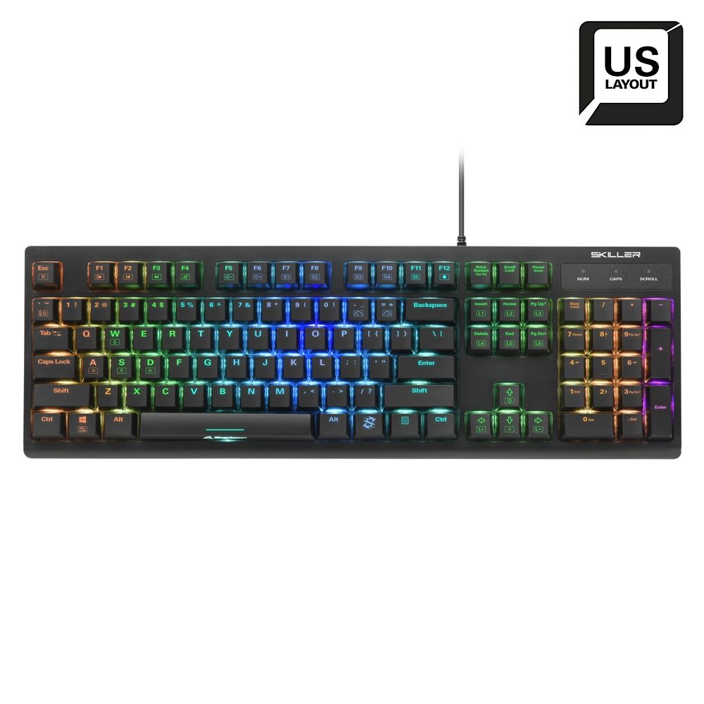 Bàn Phím Cơ Gaming Sharkoon SGK30