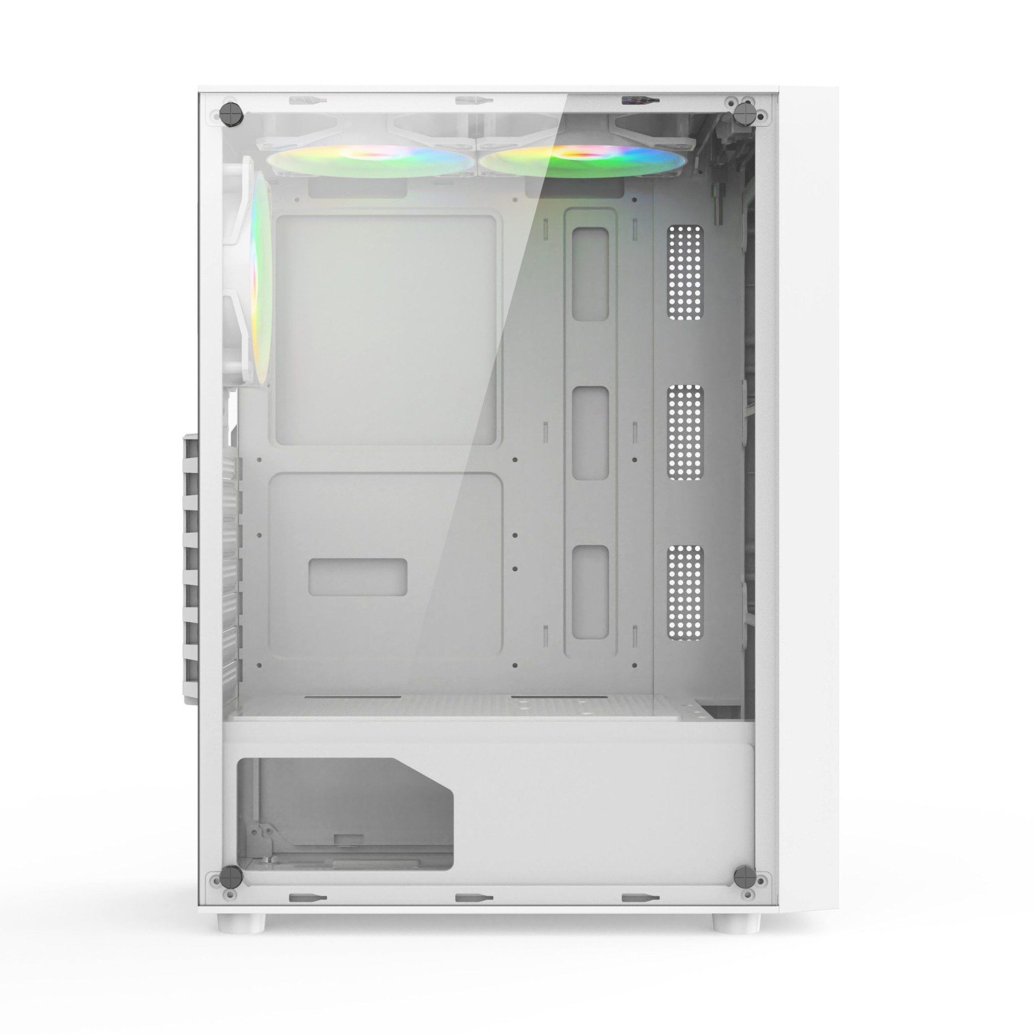 Vỏ case VITRA CERES V308 ARGB KÈM 1FAN RGB Màu trắng