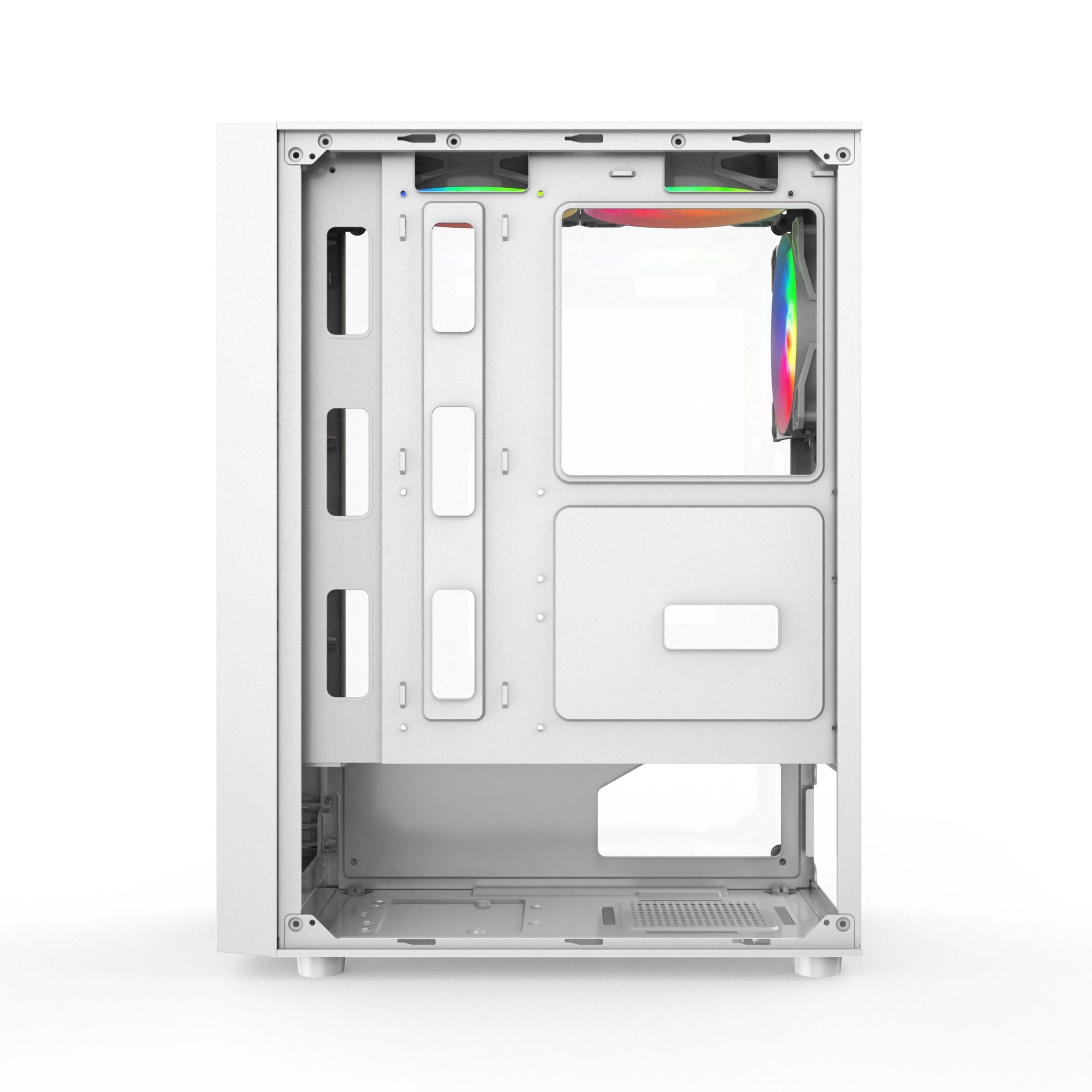 Vỏ case VITRA CERES V308 ARGB KÈM 1FAN RGB Màu trắng