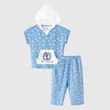 Bộ hoodie LIZARD trẻ em in hình gấu - 6SP23T142