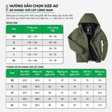 Áo khoác lót lông LIZARD 2 lớp cho nam 1FW22J012
