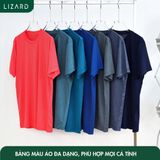 Áo thun nam cao cấp LIZARD kẻ sọc nhiều màu co dãn thấm hút mồ hôi T127