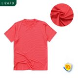 Áo thun nam cao cấp LIZARD kẻ sọc nhiều màu co dãn thấm hút mồ hôi T127