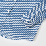 Áo Sơ Mi Kẻ LIZARD Cotton Dài Tay Cho Nữ 2SP23S053