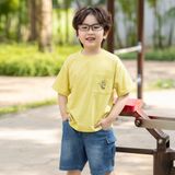 Áo T-shirt trẻ em Unisex họa tiết thằn lằn TS070