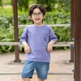 Áo T-shirt trẻ em Unisex họa tiết thằn lằn TS070
