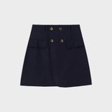 Chân váy chữ A LIZARD dáng ngắn sang trọng 2SP23S052