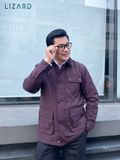 Áo Khoác Jacket Nam LIZARD Phối Cổ Nhung J149