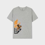 Áo T-shirt nam LIZARD in chữ Never Give Up - H20