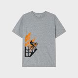 Áo T-shirt nam LIZARD in chữ Never Give Up - H20