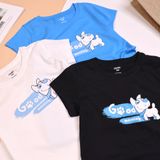 Áo T-shirt bé gái LIZARD in họa tiết Good Morning 4SS23TS007 H13