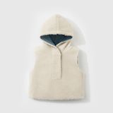 Áo Gile LIZARD Khoác Giả Lông Cừu T046