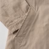Áo khoác parka bé gái LIZARD măng tô kaki phong cách Hàn Quốc - 5FWJ003