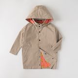 Áo khoác parka bé gái LIZARD măng tô kaki phong cách Hàn Quốc - 5FWJ003