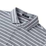 Áo polo nam cao cấp LIZARD kẻ sọc có cổ ngắn tay 1SP23T004