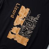 Áo sweater unisex dài tay LIZARD cotton cao cấp 3SS23SW016