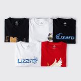 Áo sweater unisex dài tay LIZARD cotton cao cấp 3SS23SW016