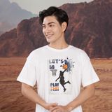 Áo T-shirt Nam Bé Trai LIZARD in hình họa tiết bóng rổ 4SS23TS006 H07
