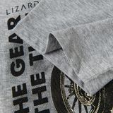 Áo T-shirt nam LIZARD áo thun Motorcycle in chữ All The Gear All The Time H-24