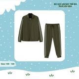 Bộ gió unisex LIZARD cao cấp cho bé trai, bé gái phong cách thể thao J002