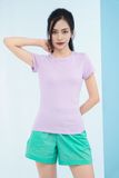 Quần short nữ cạp chun LIZARD 100% cotton cao cấp 2SP23S103