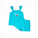Bộ mặc nhà bé gái LIZARD họa tiết Cherry 4SP23T044