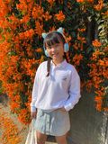 Áo polo trẻ em LIZARD dài tay 6SS23J024