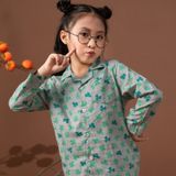 Set pyjama LIZARD unisex cho bé trai bé gái 2LS22W038-B