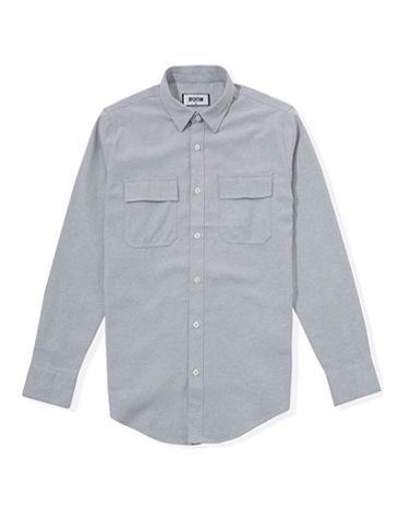 DARK GREY POCKET SHIRT 1222