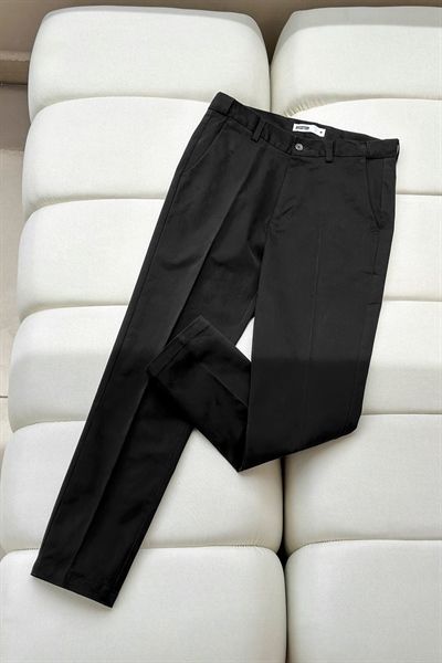 REGULAR CHINOS KAKI BLACK