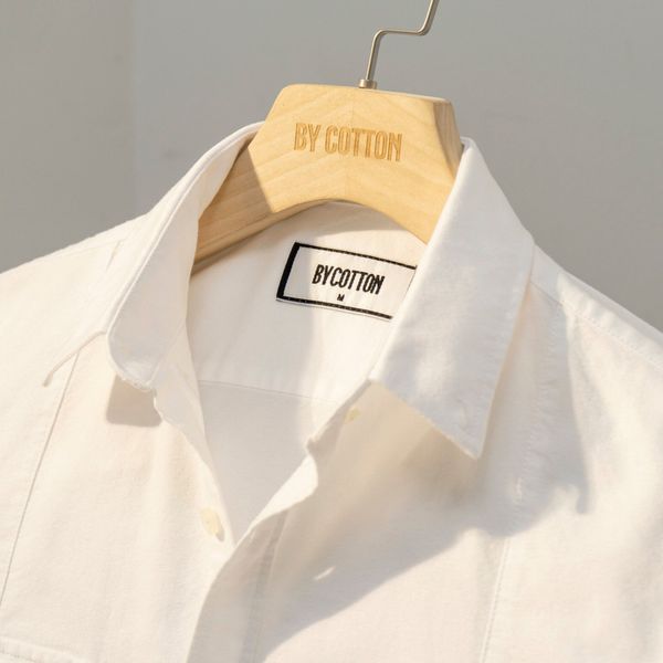 PREMIUM OXFORD WHITE WITH POCKET 0124