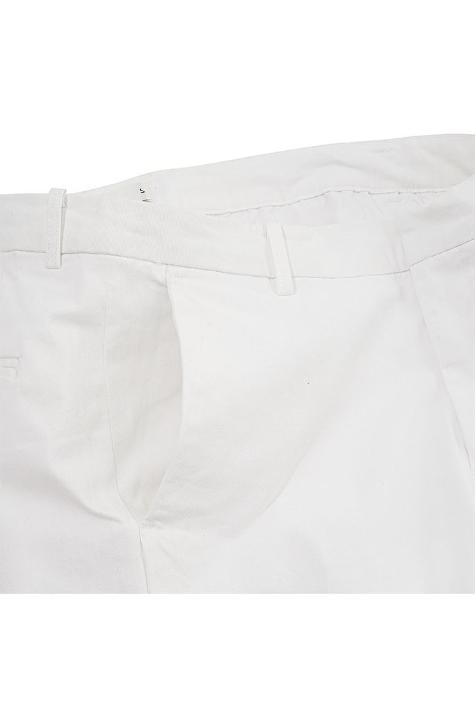 WHITE SHORT TROUSERS KAKI