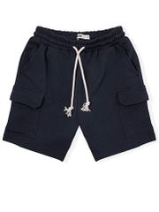 NAVY SHORT COTTON 1022