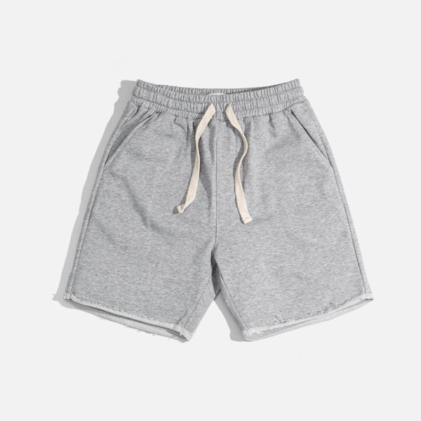 QUẦN SHORT THUN COTTON XÁM NHẠT