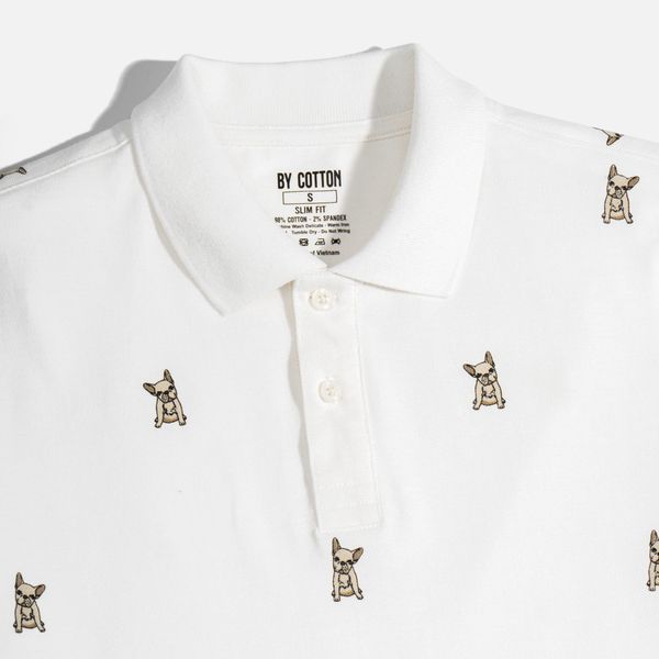 ÁO THUN POLO IN BULLDOG ICON