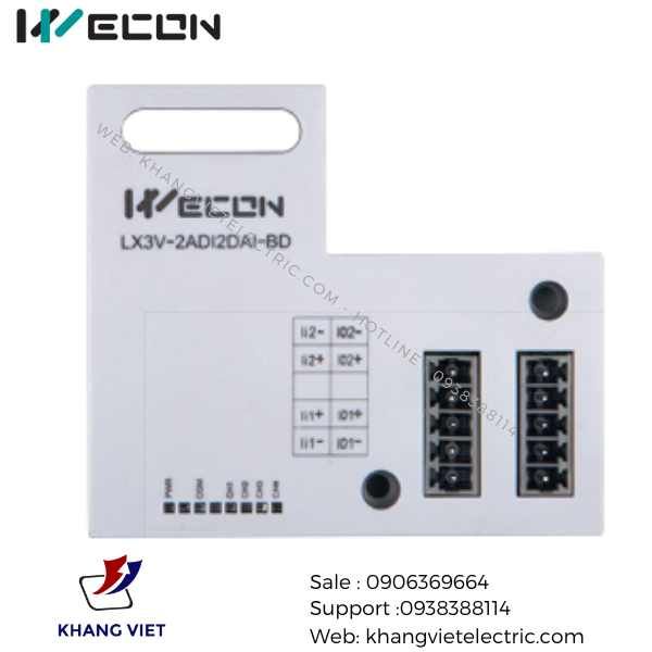 MODULE PLC WECON LX3V-2ADV2DAV-BD
