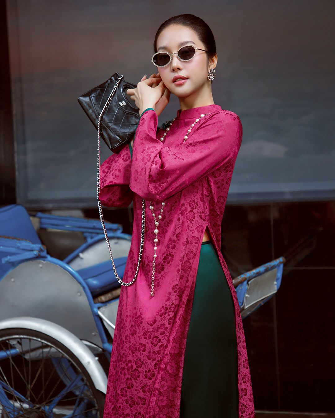 SET ÁO DÀI XUÂN CHÂU K CLOSET S2018
