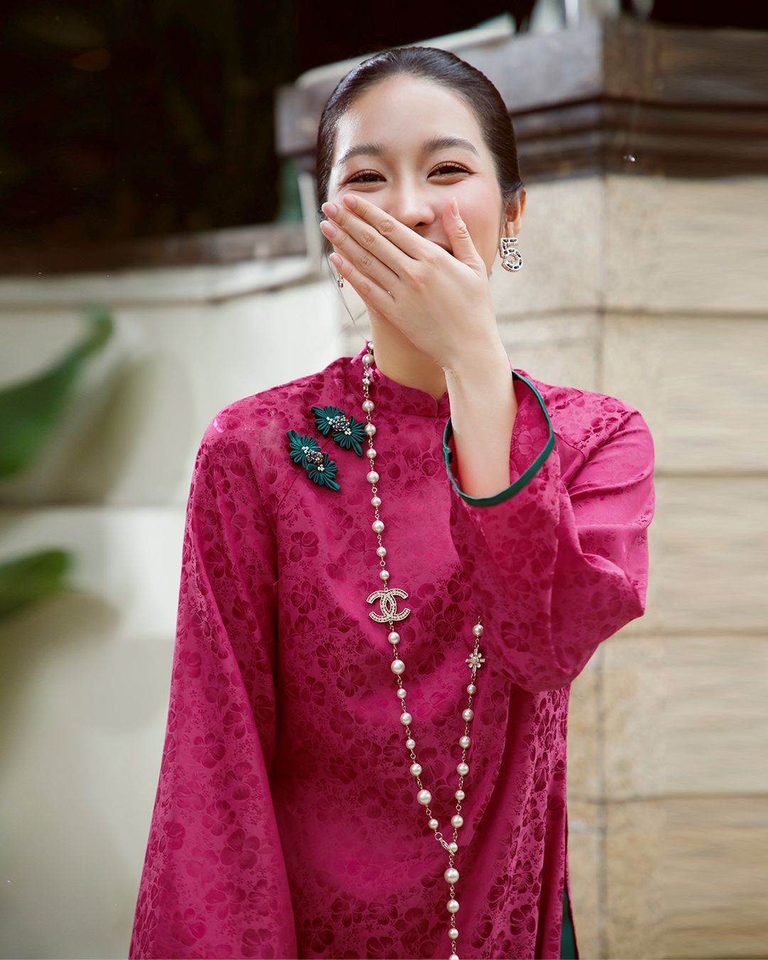 SET ÁO DÀI XUÂN CHÂU K CLOSET S2018