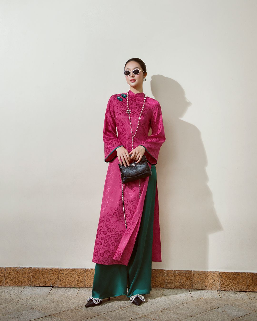 SET ÁO DÀI XUÂN CHÂU K CLOSET S2018