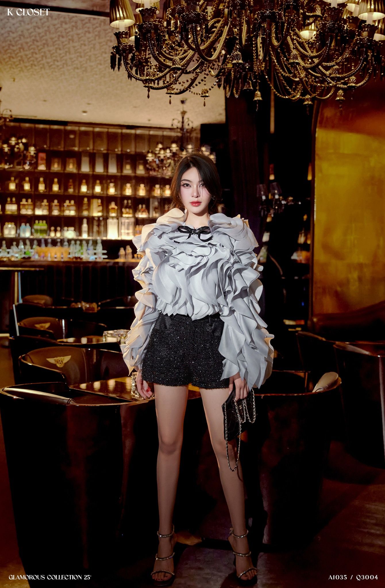 QUẦN SHORT TWEED KIM SA K CLOSET Q3004