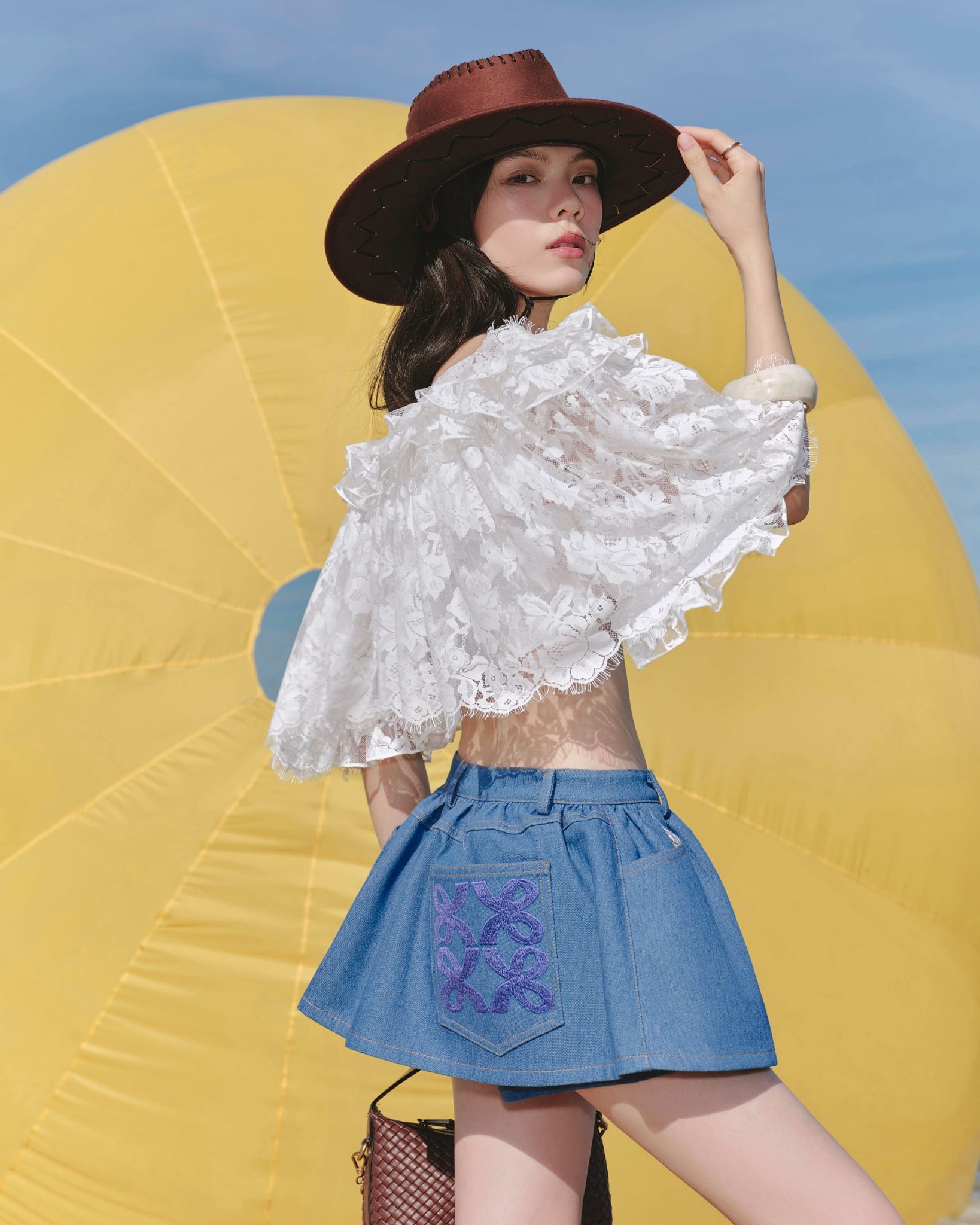 AZURE HAZE CROPTOP K CLOSET A4025