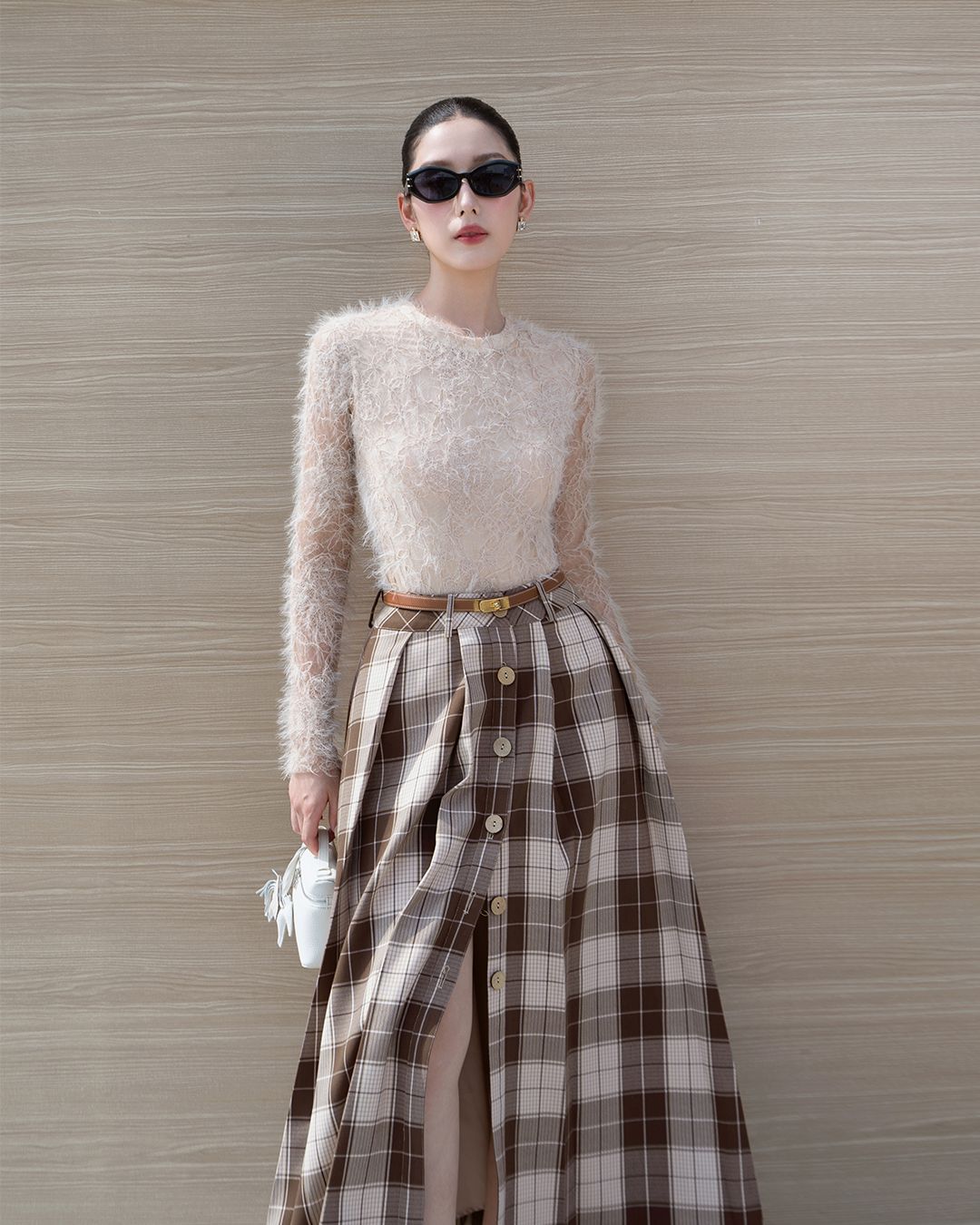 ÁO REN LÔNG TAY DÀI K CLOSET A4013