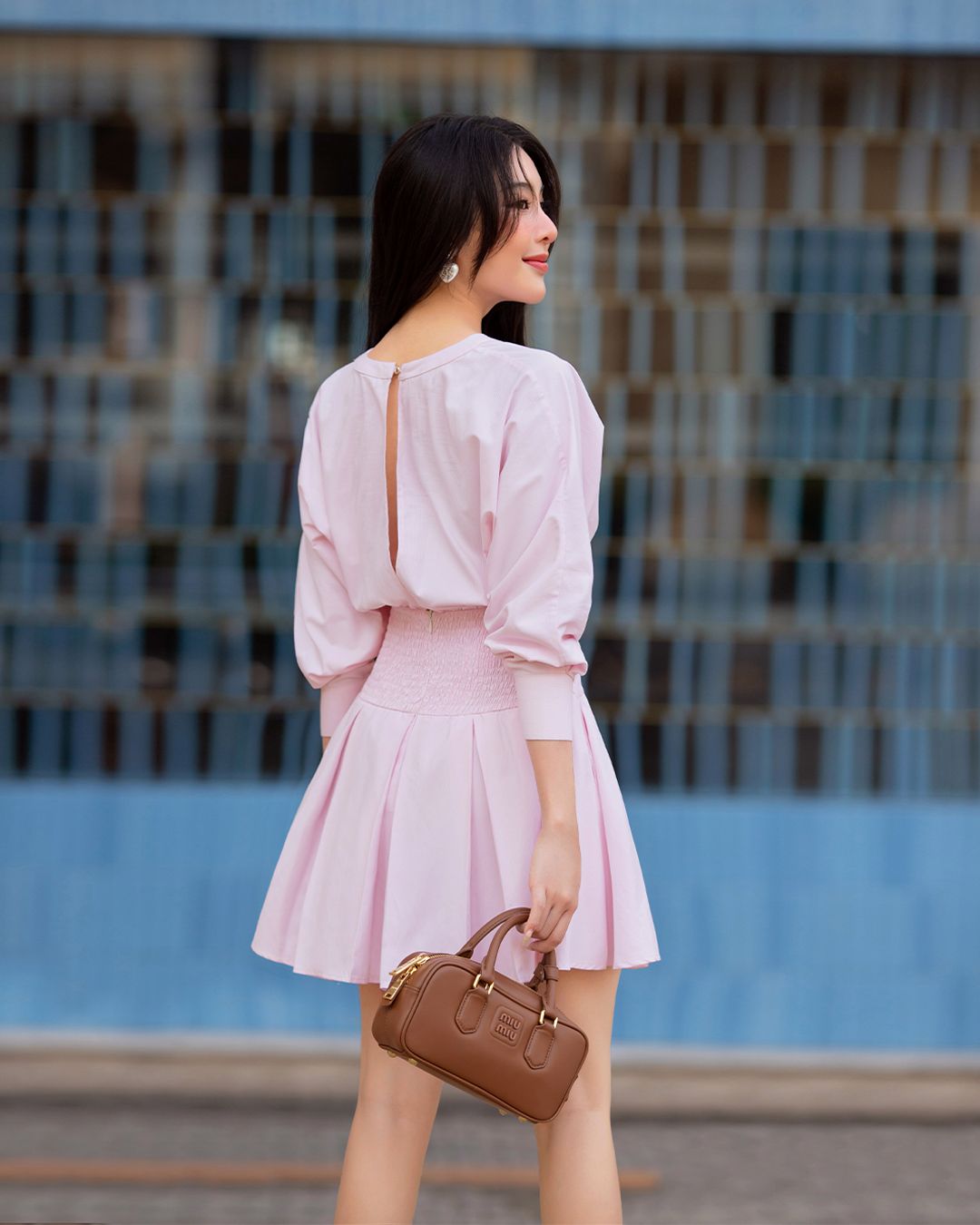 ANGEL PLEATED ICONIC DRESS K CLOSET D4009