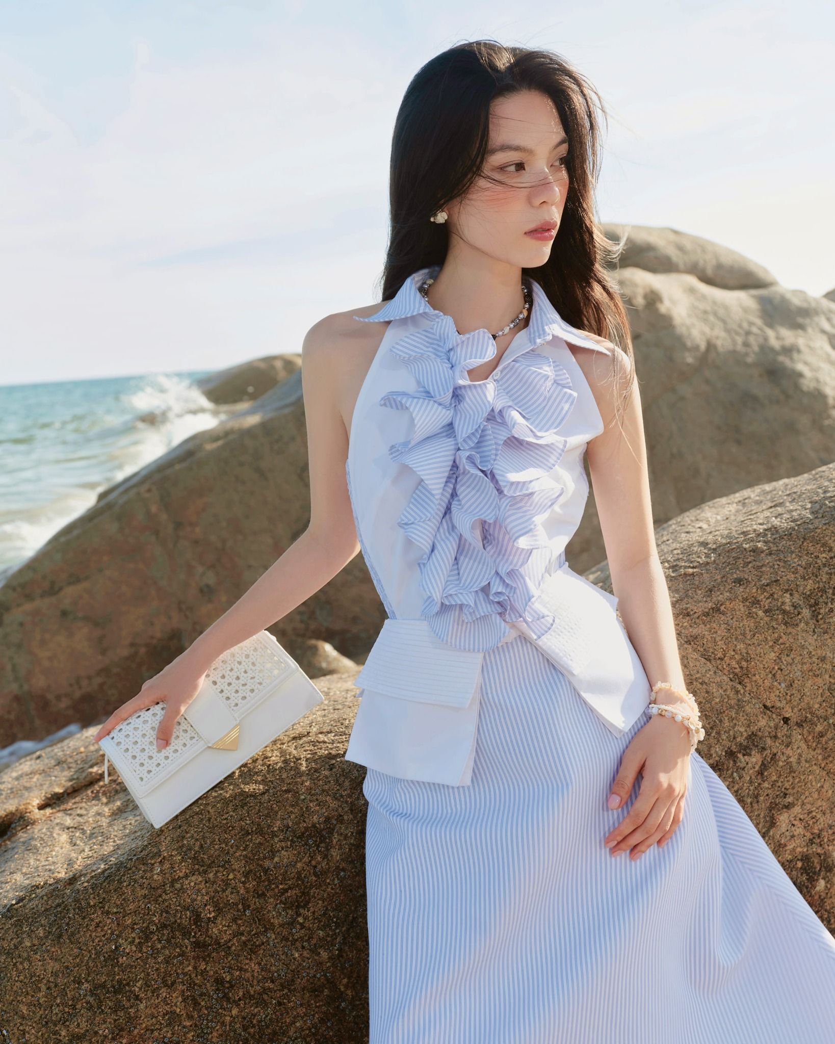 SANDLETTER DRESS K CLOSET D4025