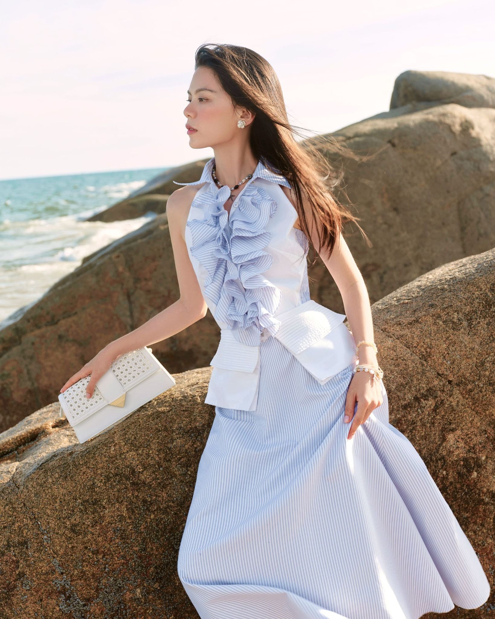 SANDLETTER DRESS K CLOSET D4025